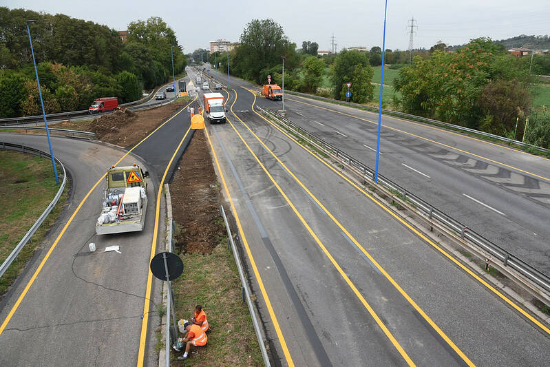 Brescia Lavori ripristino Ponte di via Volturno Tangenziale Ovest