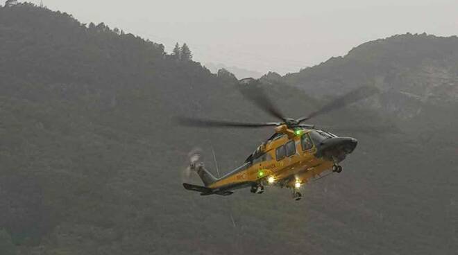 soccorso alpino Cnsas elicottero ospedale Esine