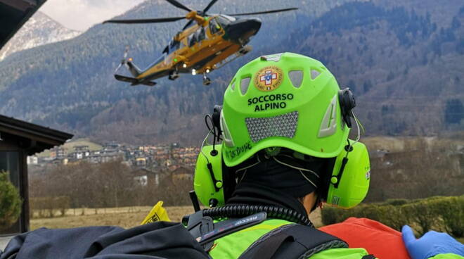 soccorso alpino elisoccorso elicottero