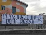 striscione Blocco studentesco Anpi