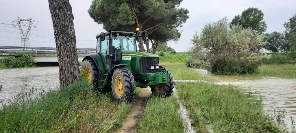 Alluvione Emilia Romagna idrovore del consorzio di Bonifica Garda Chiese