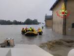 Alluvione Emilia Romagna  vigili del fuoco brescia