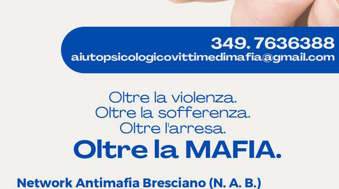 manifesto Network antimafia bresciano
