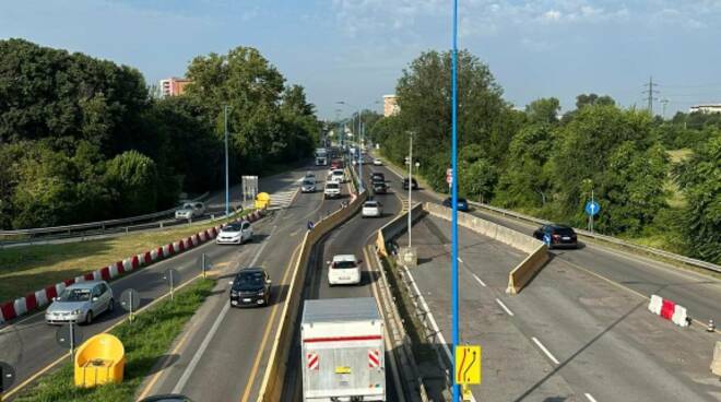 lavori ponte via volturno Brescia