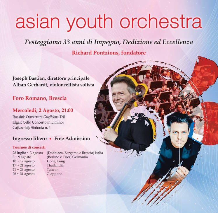 Locandina asian youth orchestra