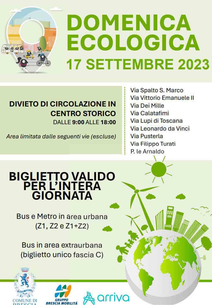 Locandina Domenica ecologica 2023