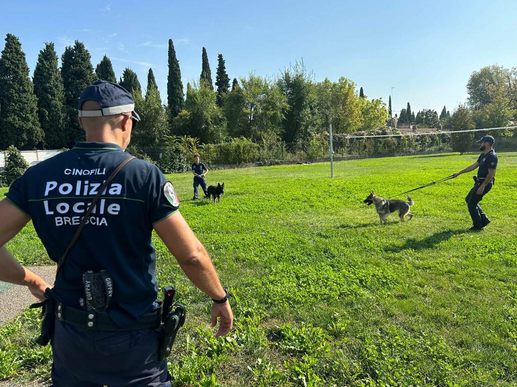 Polizia Locale di Brescia controlli nei parchi cittadini 