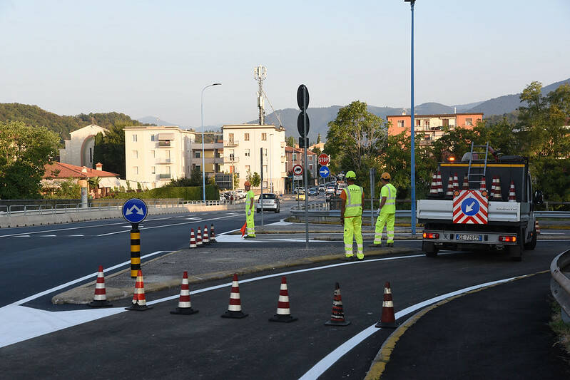 Riapertura ponte via Volturno