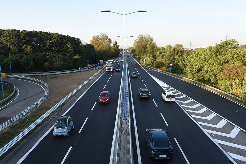 Riapertura ponte via Volturno