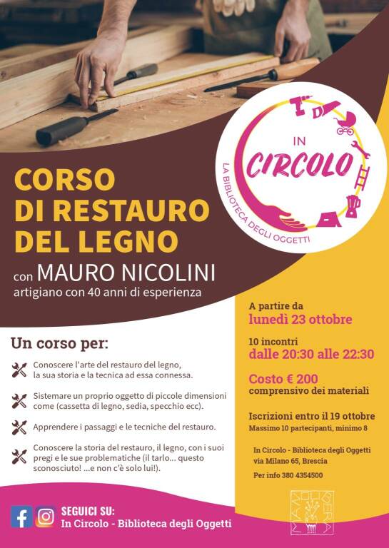 corso legno