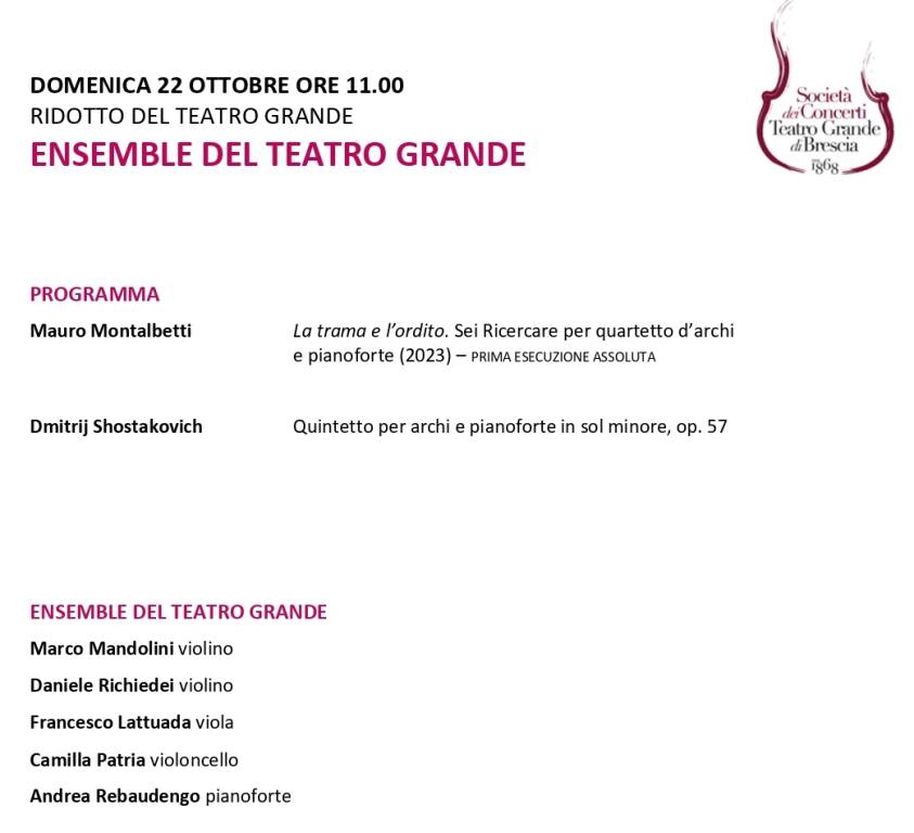 programma ensemble grande