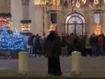 Manifestazione pro Palestina Palazzo Loggia