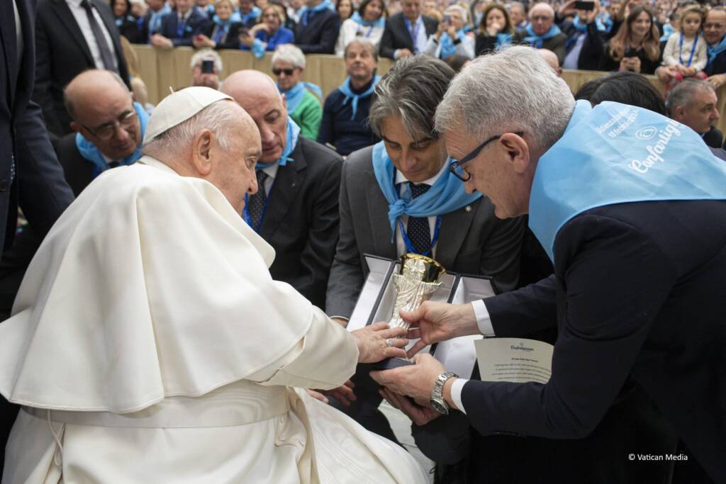 Confartigianato Brescia da Papa Francesco 10 febbraio 2024 Eugenio Massetti