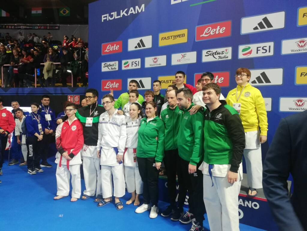 Garda karate Team Salò campionati italiani e parakarate 4 febbraio 2024