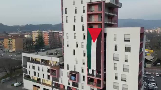 Bandiera palestinese Palestina Case del Sole