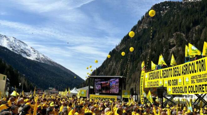 manifestazione coldiretti NofakeinItaly