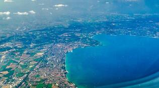 Desenzano del Garda dall'alto panoramica 