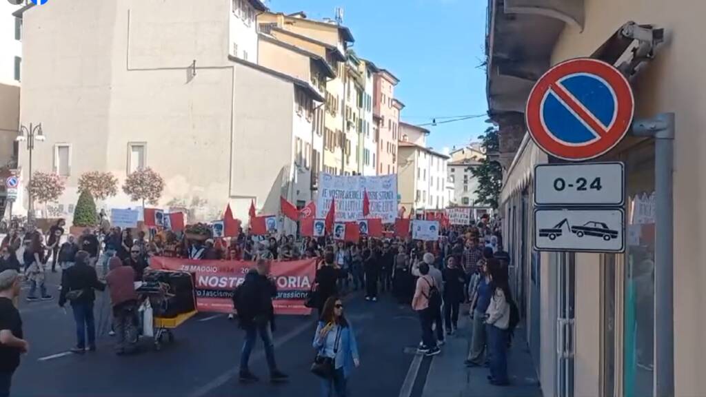 50° strage di piazza Loggia corteo antagonisti