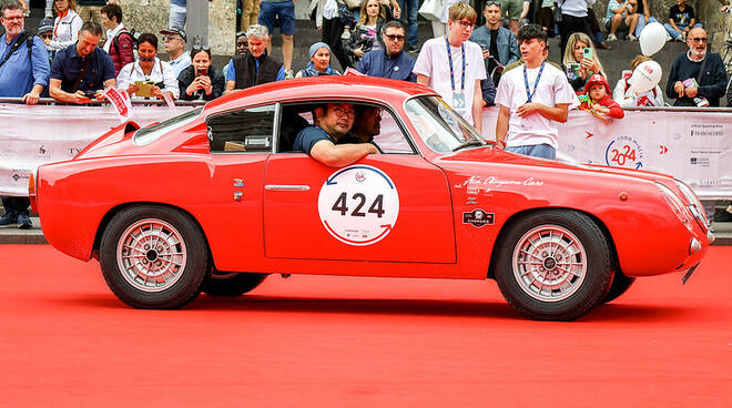 1000 Miglia 2024 partenza da Brescia