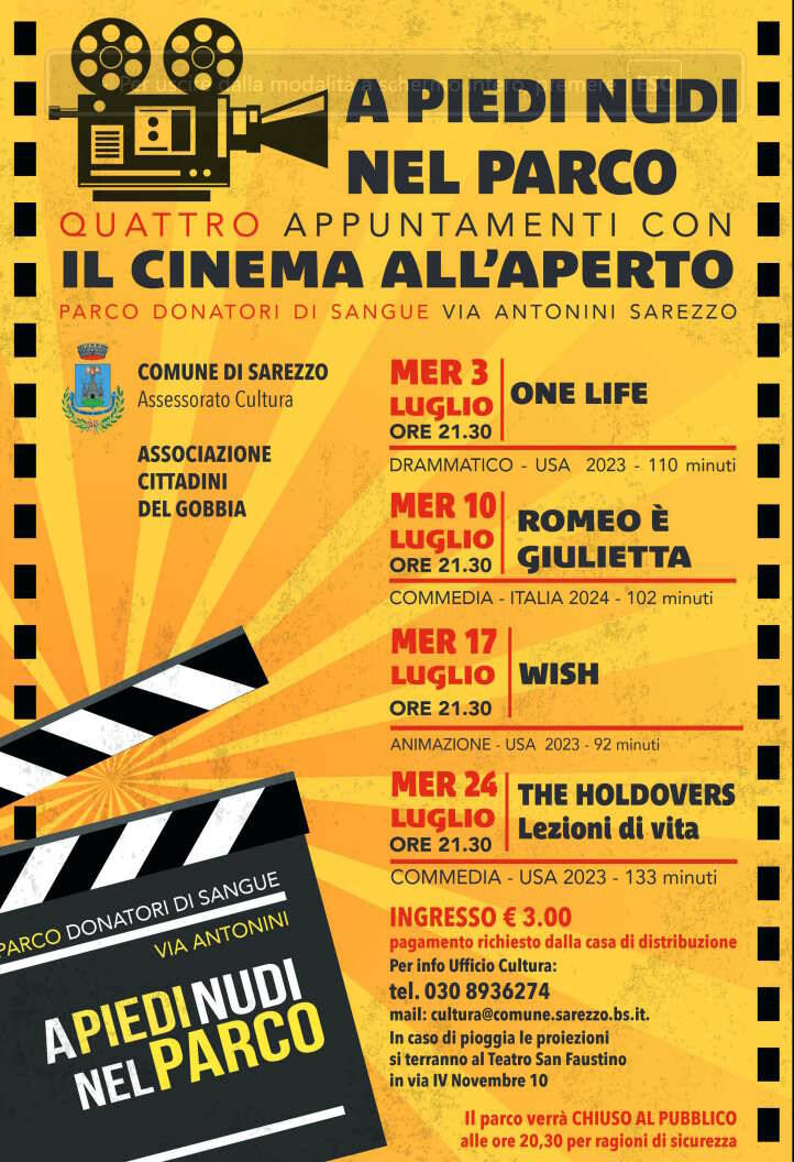 Locandina cinema Sarezzo