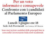 locandina incontro Acli elezioni europee