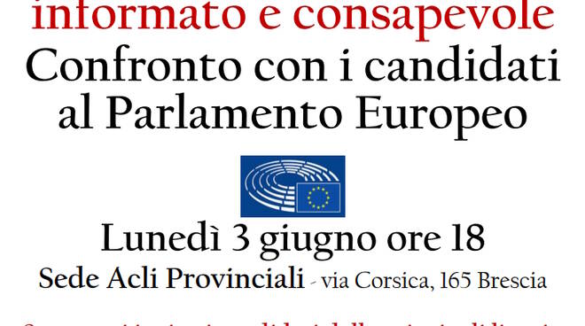 locandina incontro Acli elezioni europee