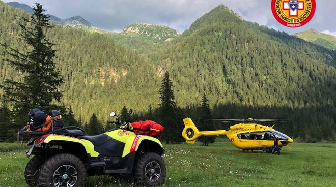 Elicottero soccorso alpino Cnsas Bagolino