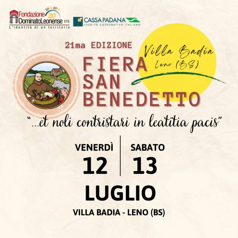 fiera san benedetto a leno