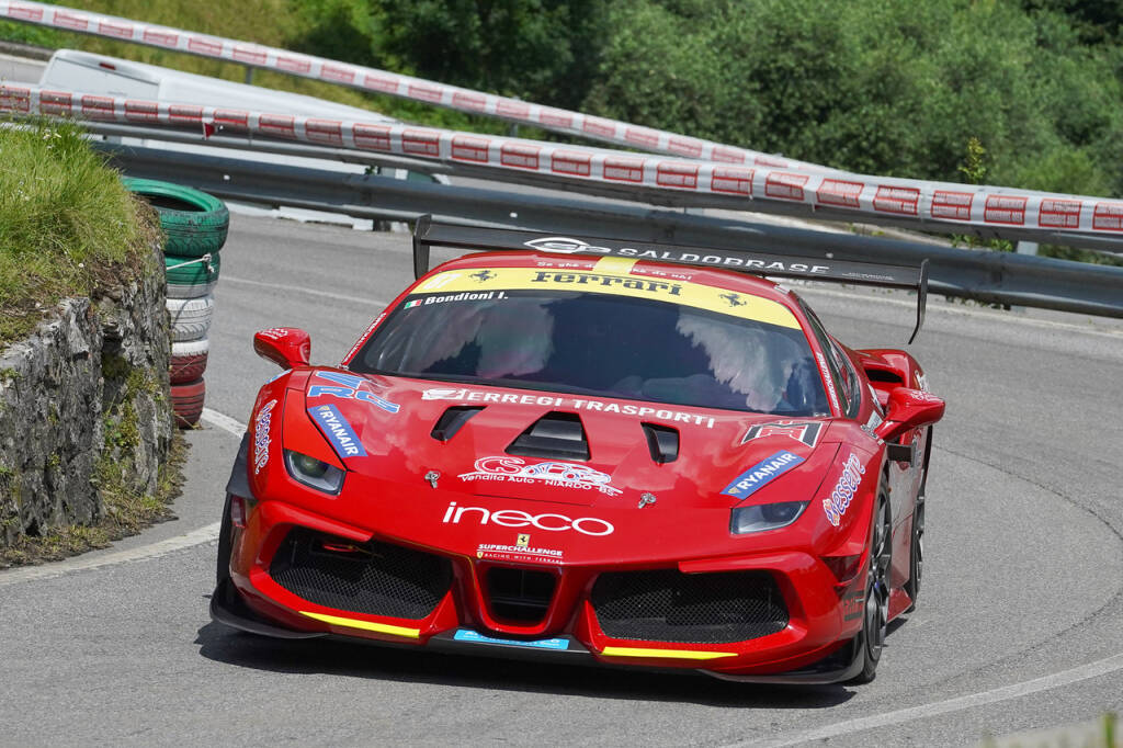 Trofeo Vallecamonica Ilario Bondioni su Ferrari 488 Challenge Evo