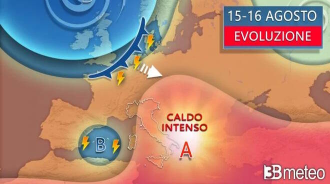 Caldo Ferragosto meteo 2024