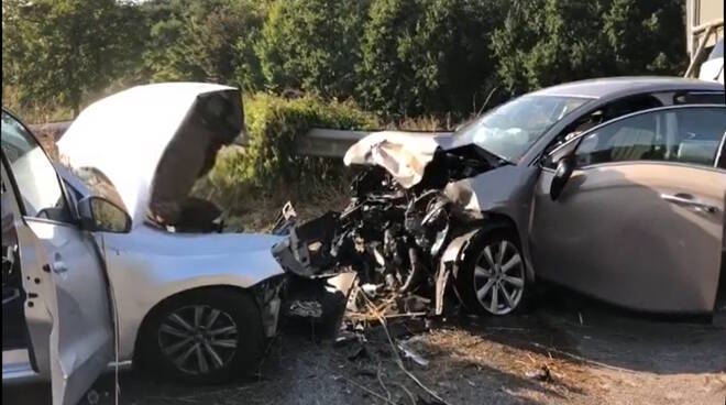 Incidente frontale a Lonato