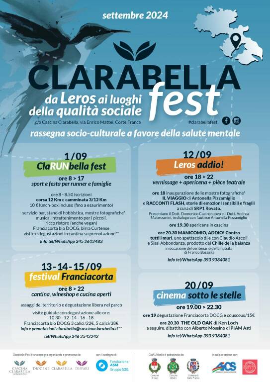 locandina eventi clarabella