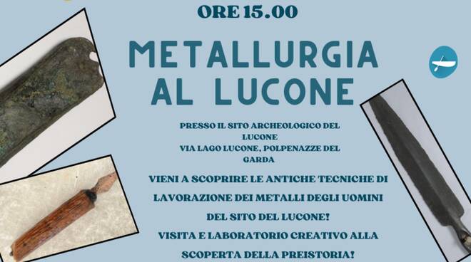 Locandina metallurgia al Lucone Polpenazze