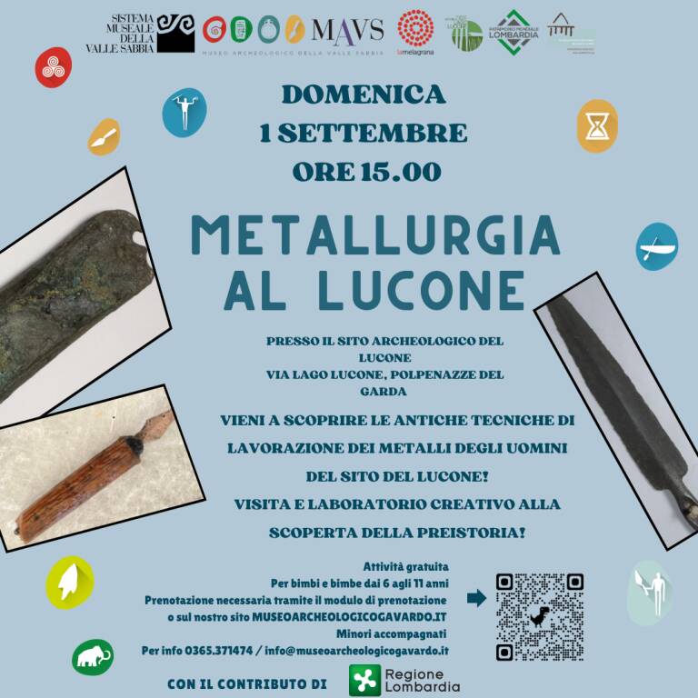 Locandina metallurgia al Lucone Polpenazze