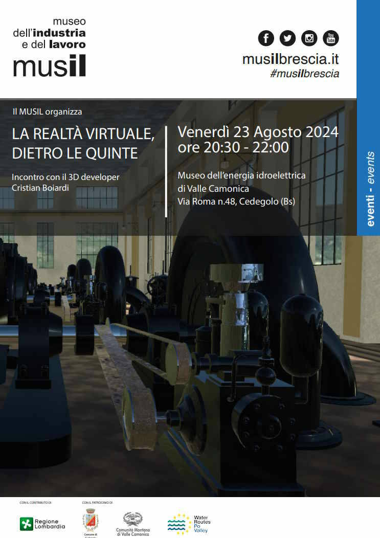 Locandina Musil Cedegolo realtà virtuale