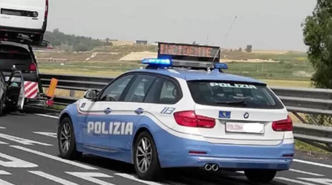 Polizia incidente Autostrada