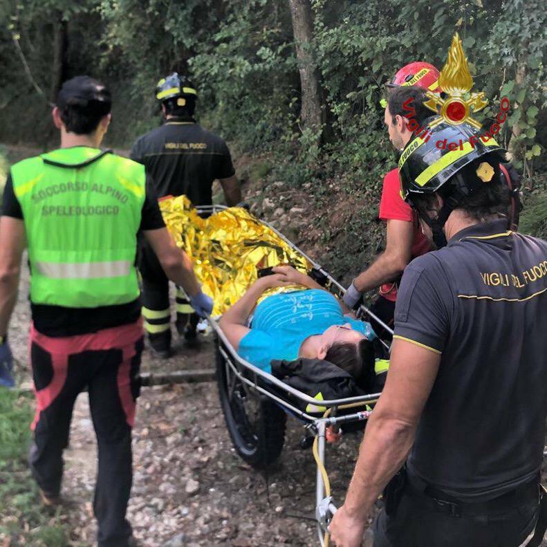 soccorso escursionista infortunata Idro