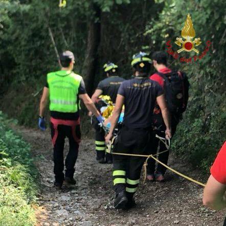 soccorso escursionista infortunata Idro