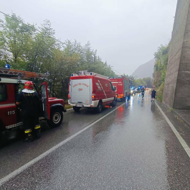 Anfo Incidente vigili del fuoco pompieri