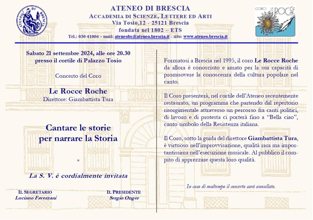 concerto ateneo di brescia