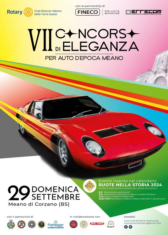 Concorso di eleganza per auto d’epoca Meano