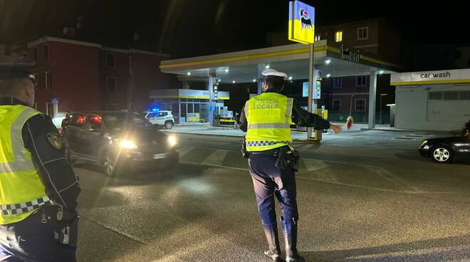 Controlli stradali Polizia Locale Valtrompia Gardone Vt