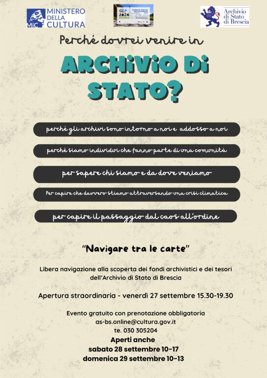 locandina archivio di stato