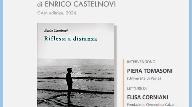 Locandina libro riflessi a distanza di Enrico Castelnovi