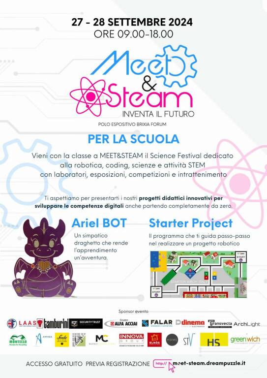 Locandina Wro & Meet&Steam Brescia