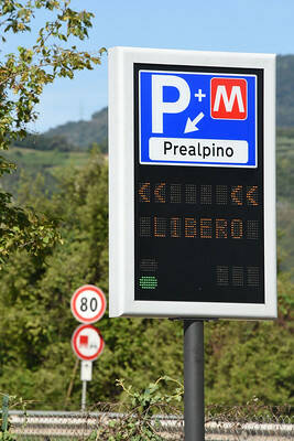 parcheggio prealpino