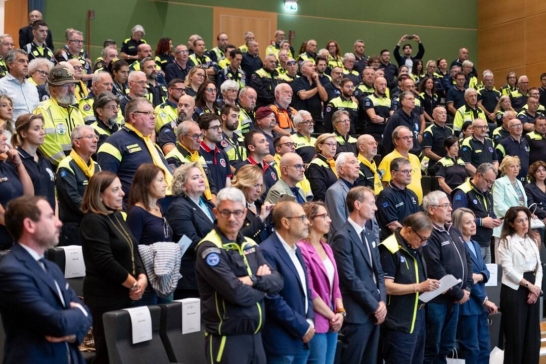 Protezione civile premiazioni Lombardia