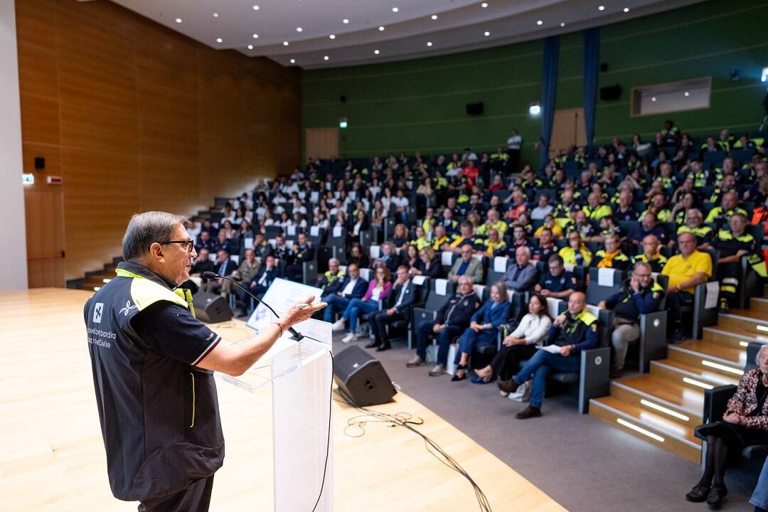 Protezione civile premiazioni Lombardia